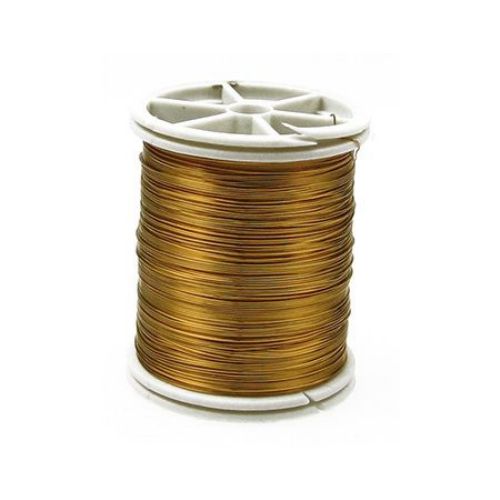 Jewelry Copper Wire 0.3mm gold ~ 50m