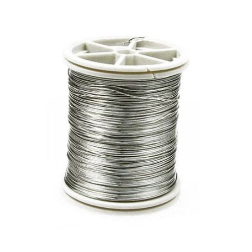 Copper wire 0.4 mm silver ~ 26 meters