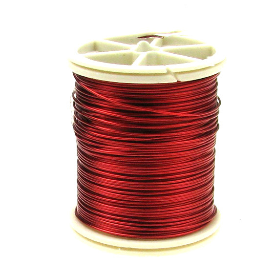 Red Jewellery copper wire  0.6 mm