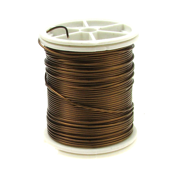  Jewellery Wire copper 0.8 mm brown ~ 7 meters
