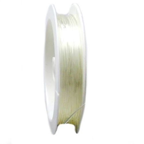 Elastic Fibre Wire, 1.0 mm transparent ~ 4.2 meters