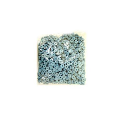 Șaibă de piele 6x2 mm albastru 2 -12,5 grame ~ 300 bucăți