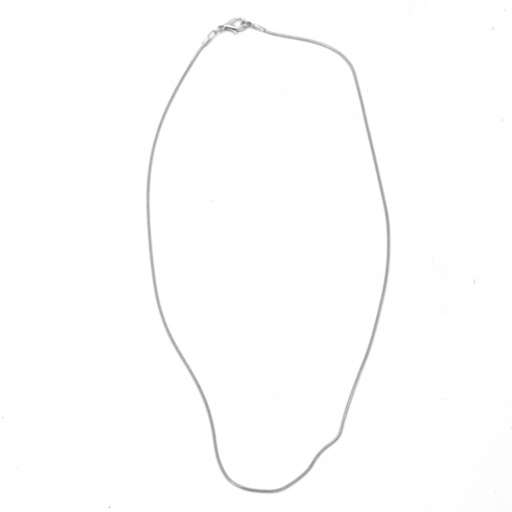 Κολιέ, αλυσίδα ασημί 22-24 cm