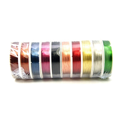 Jewelry Copper Wire 0.3 mm Assorted colors ~ 20 meters