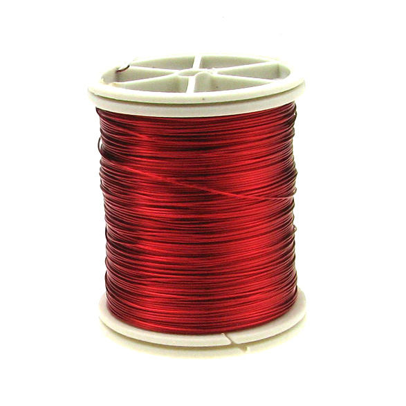 Red Jewellery copper wire 0.4 mm