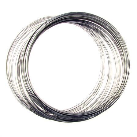 DIY Necklace Memory Wire 115x1 mm color silver -50 turns