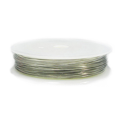 Copper wire 0.6 mm color silver ~ 5 meters