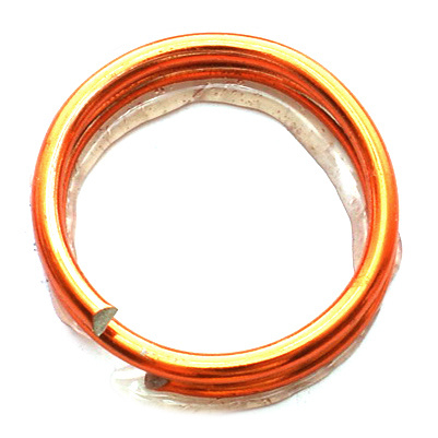 Σύρμα αλουμινίου 1,5 mm πορτοκαλί ~ 5 μέτρα