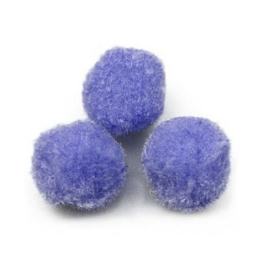 Pompoms 20 mm purple -20 pieces