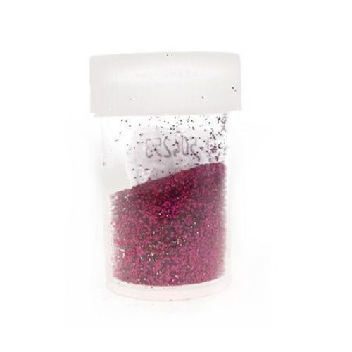Jar of Glitter Powder for Decoration Cyclamen -7 ± 9 grams