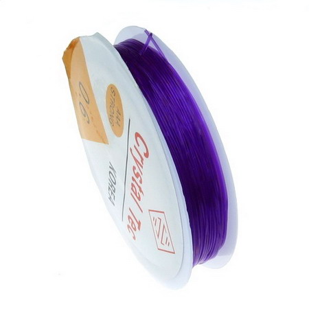 Silicone 0.6 mm purple ~ 13 meters