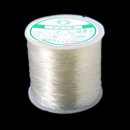 Stretchy Beading Elastic Wire 0.6 mm transparent ~ 100 meters