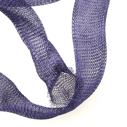 Braided braided wire copper 20 mm purple dark