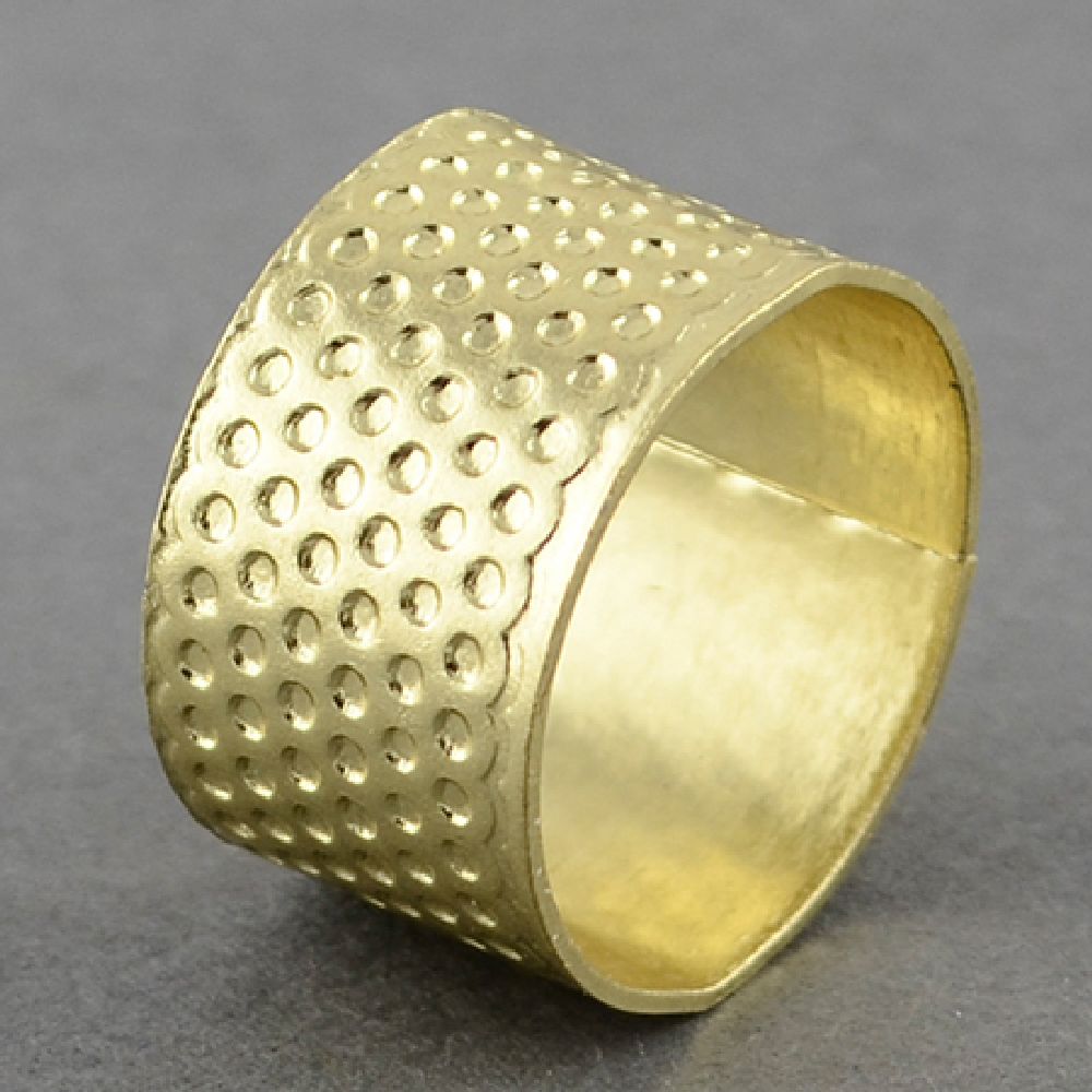 Δακτυλήθρα 11x16 mm χρυσό