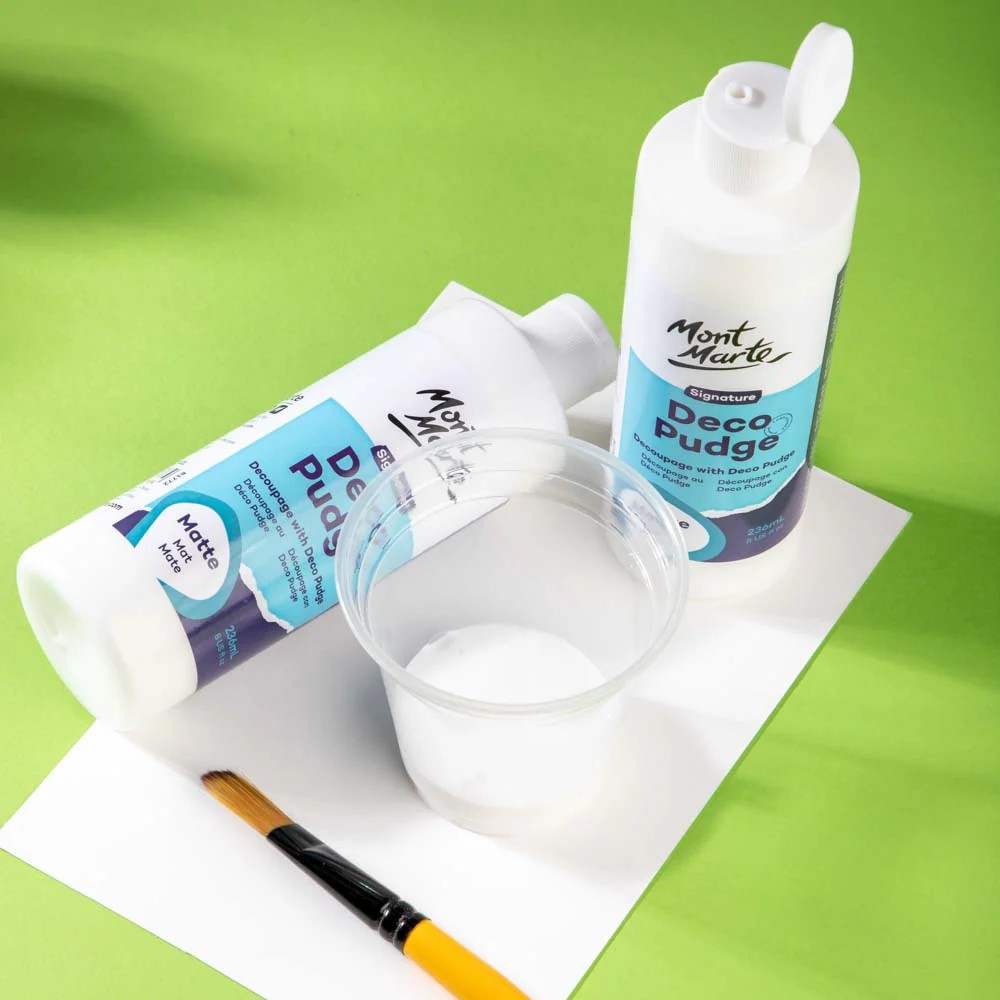 Mont Marte Deco Pudge Signature Matte, Multi-Purpose Glue, Sealer and Varnish in One, 236 ml