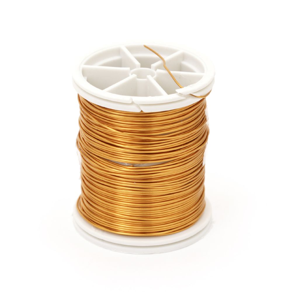 Brown Jewellery copper wire 0.6 mm