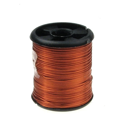 Jewelry Copper Wire 0.3 mm orange ~ 9.5 meters