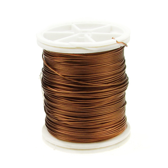 Jewelry Copper Wire 0.6 mm brown ~ 12 meters
