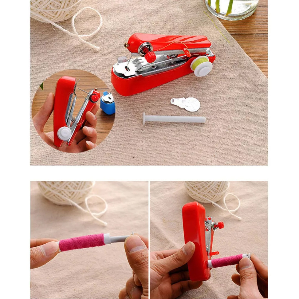 Mini Manual Sewing Machine "Spring Come" 11x7x2.8 cm, MIX
