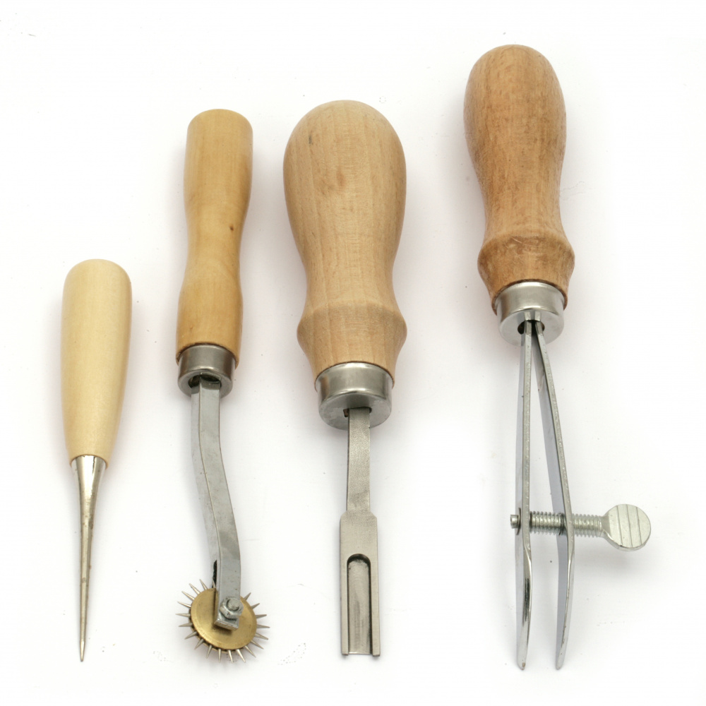 Professional Leatherworking Craft Tool Set, 29 Pieces