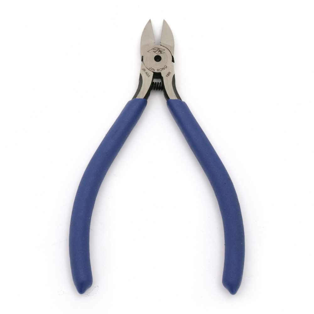 Pliers mini cutters 130 mm lightweight hardened steel with anti-slip handles