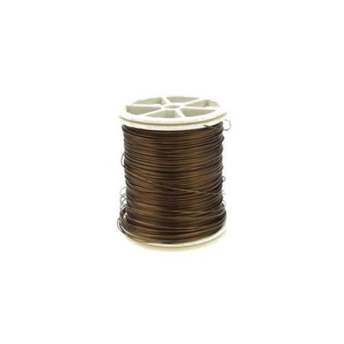 Copper wire 0.4 mm brown ~ 40 meters