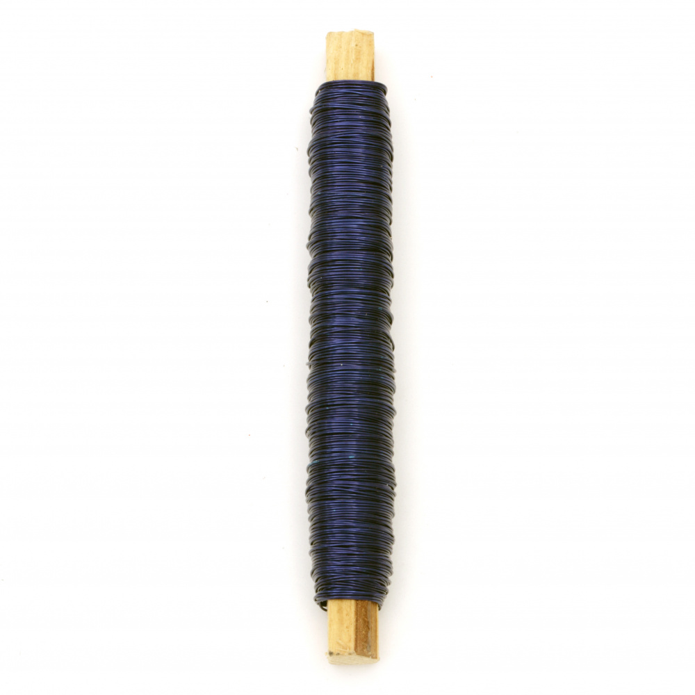 Sârmă de fier 0,5 mm culoare albastru ~ 50 metri