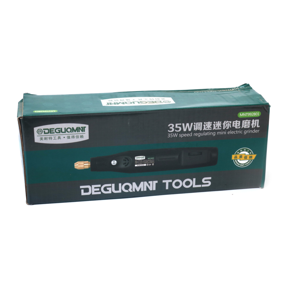 Mini-Elektroschleifer 165 x 28 mm mit 24 Aufsätzen, 35 W