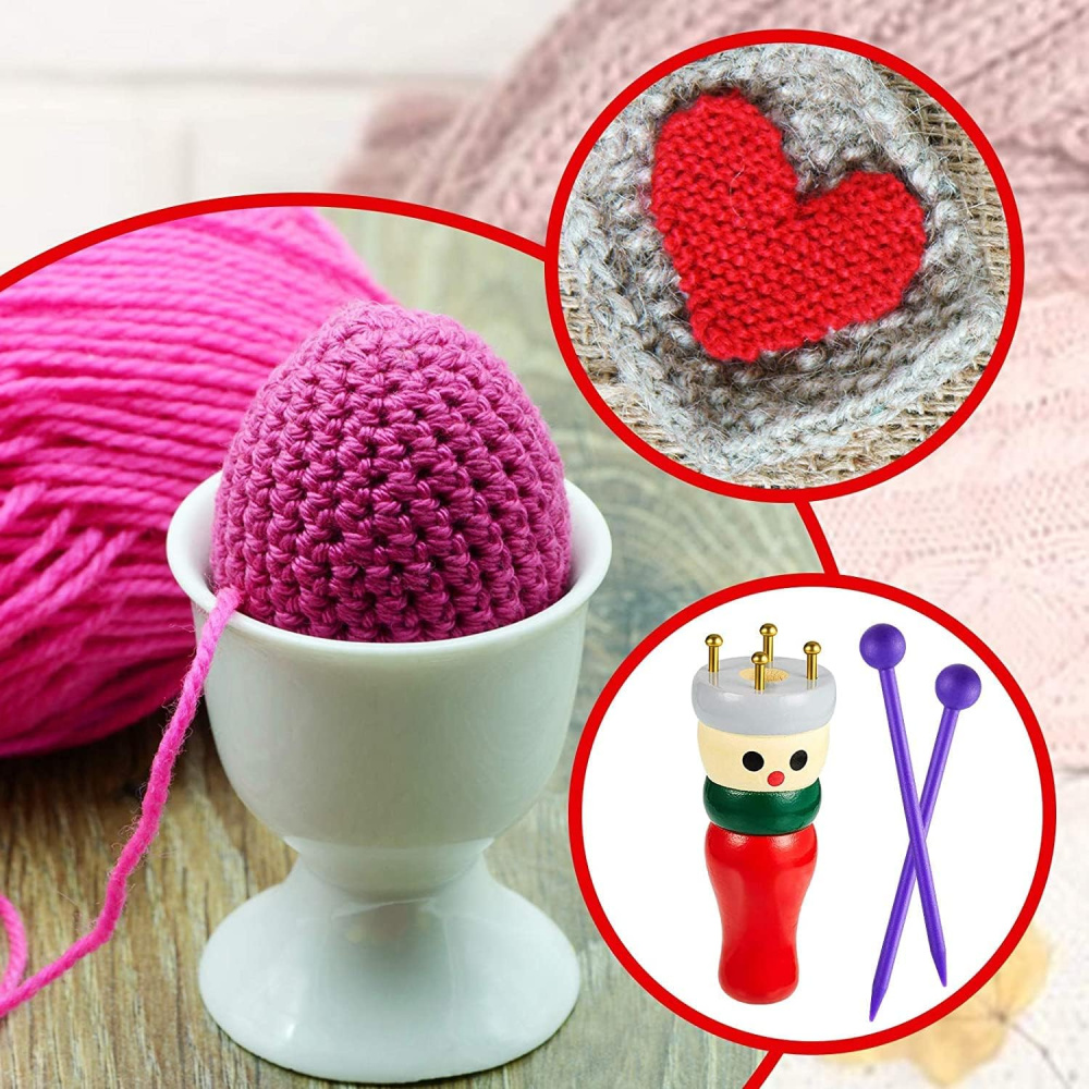 Unealtă practică pentru tricotat 33x90 mm – compactă, durabilă și perfectă pentru țesut, croșetat și proiecte creative din fire