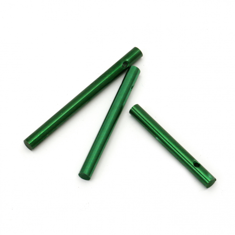 Aluminum Wind Chime Tubes by MEYCO, Dense, 5~7 cm, Green Color - 3 Pieces