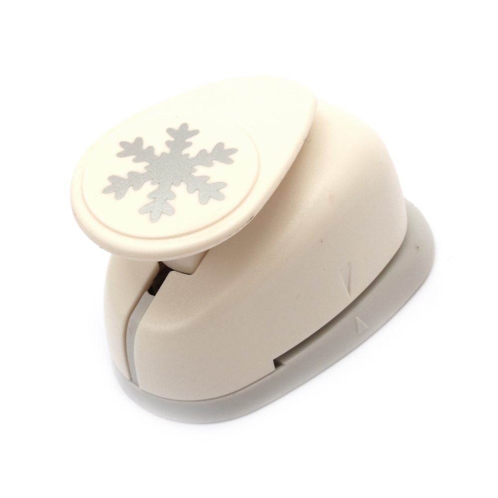 Snowflake Punch 25.4 mm for cardboard and EVA, perfect for decoration and DIY Craft