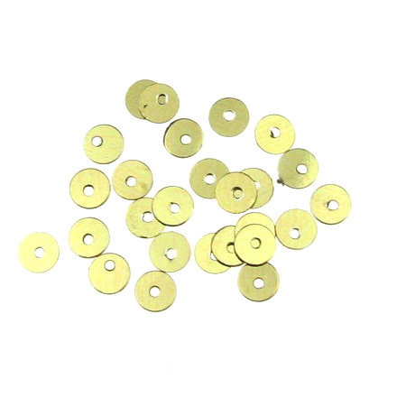 Sequins / Paillette Beads DIY Sewing, Decoration, Wedding, Craft round 5 mm gold old - 20 grams