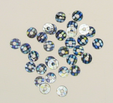 Sequins / Paillette Beads DIY Sewing, Decoration, Wedding, Craft round 4 mm silver arc - 20 grams