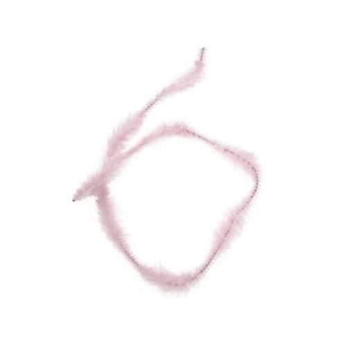 Wire rod with eight reliefs  DIY Crafts Decorating, Childrenx2.5 cm pink pale-30 cm