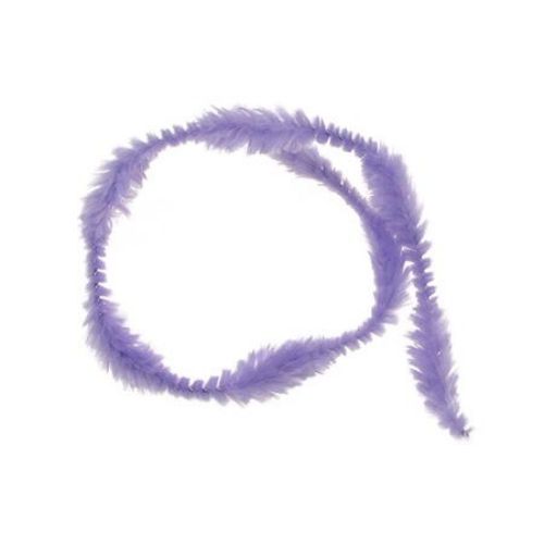 Wire rod with eight reliefs DIY Crafts Decorating, Childrenx2.5 cm purple light -30 cm -10 pieces