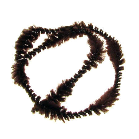 Телени пръчки цвят тъмно кафяв с осем релефа x2.5 см -30 см -10 броя