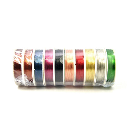 Sârmă de cupru 0,4 mm Culori asortate ~ 10 metri