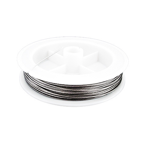 Cablu de oțel 0,80 mm culoare argintiu -20 metri