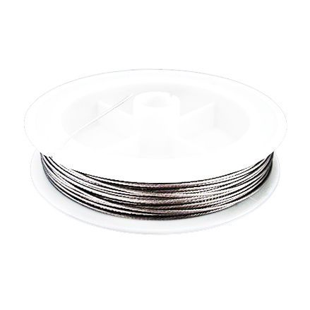 Cablu de oțel 1,0 mm culoare argintiu ~ 10 metri