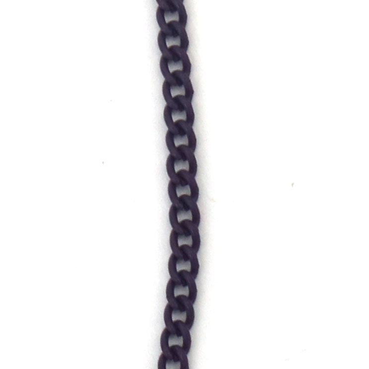 Chain, 3x2.2x0.6 mm, Purple Color - 1 meter