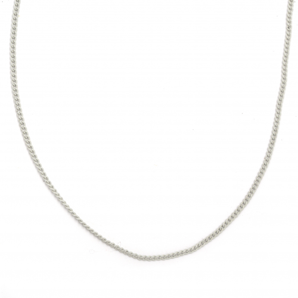 Chain, 3x2.2x0.6 mm, White Color - 1 meter