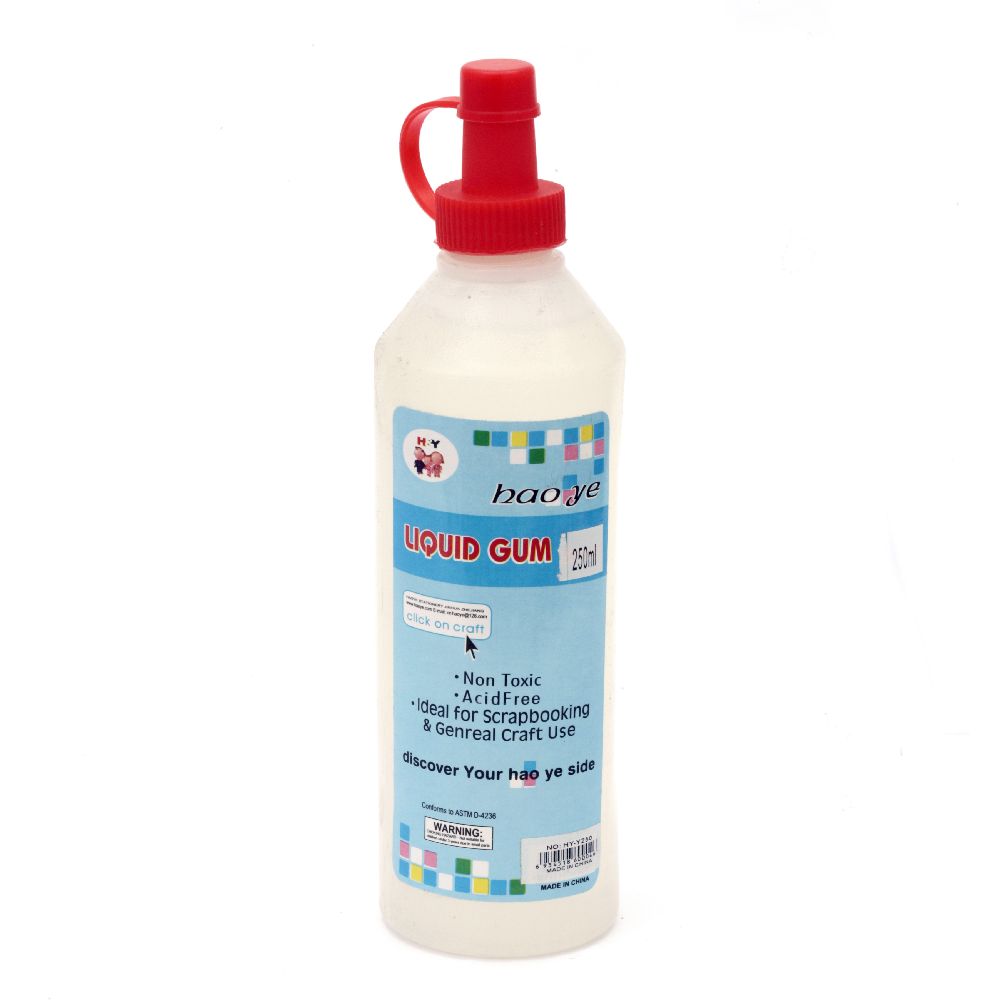 One-component silicone transparent  glue for scrapbooking and kraft - 250 ml
