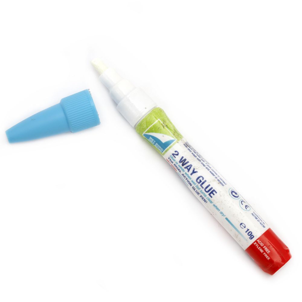 Double action adhesive marker -10 ml Glue Decoupage