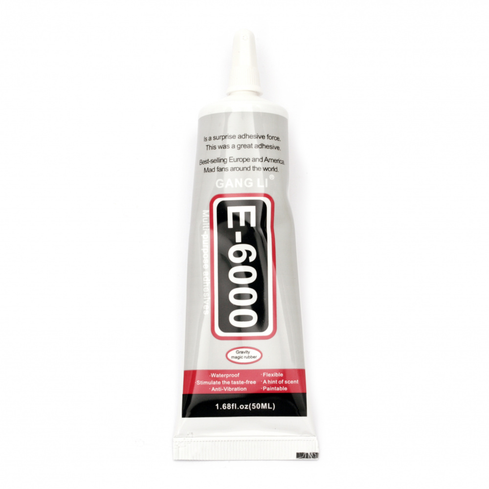 Universal transparent adhesive Glue E-6000 50 ml 
