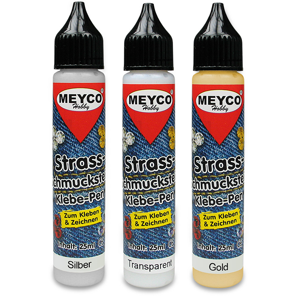 Transparent glue for stones, crystals, pearls Meyco tube 25 ml, 30 g with applicator