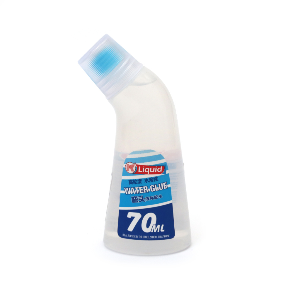 Adeziv lichid pe bază de apă – 70 ml – Ușor de aplicat, perfect pentru hobby creativ, artă din hârtie și proiecte școlare