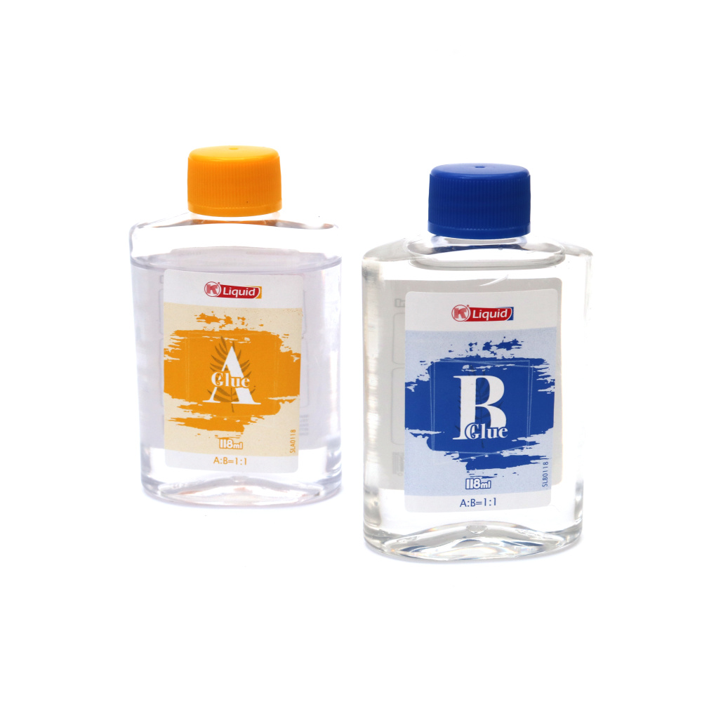 Adeziv Epoxidic Bicomponent – 118 ml – Ultra-rezistent, durabil, cu lipire transparentă – Ideal pentru bijuterii, lemn, metal și proiecte DIY & hobby