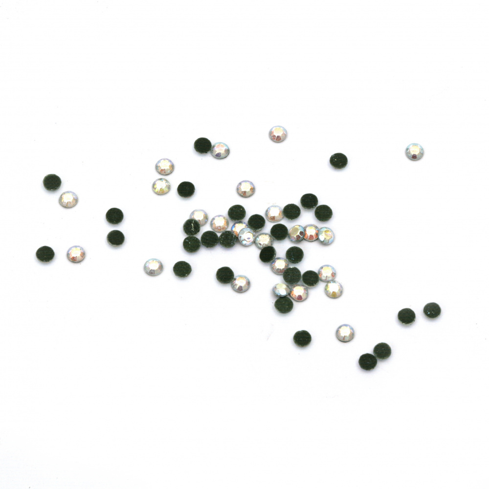 Self-adhesive stones acrylic and pearl hemispheres, face gems