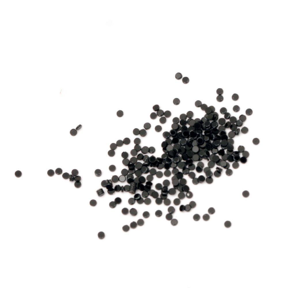 Brocart negru 1 mm - 10 grame