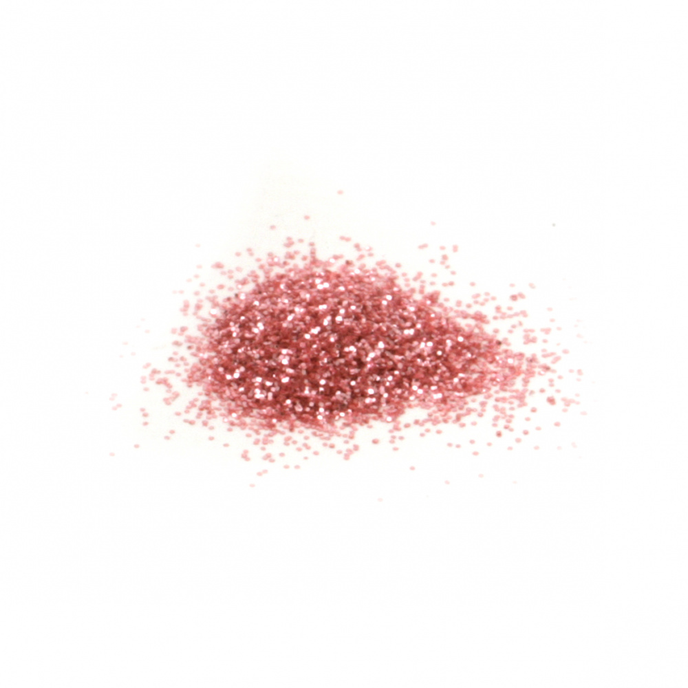Sequin Glitter Powder, 0.2mm (200 Microns), Pink Color - 15ml ~12 Grams
